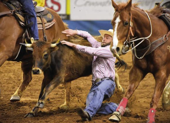 Athletes—of the human and beast kind—were on display last weekend at the 154th Silver Spurs Rodeo. PHOTO/KATIE WILLIAMS