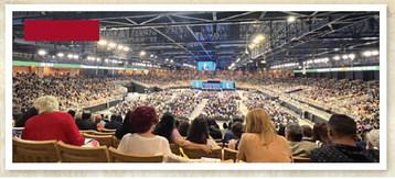 The Jehovah’s Witnesses “Exercise Patience” conventions will pack the Silver Spurs Arena weekends through September. SUBMITTED PHOTO