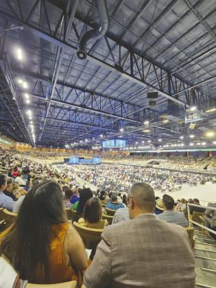 The Jehovah's Witnesses hold annual conventions at Osceola Heritage Park, as shown in this photo from a prior convention. They will be back in town starting Friday for the next five weekends. SUBMITTED PHOTO
