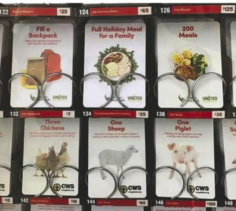The Church of Jesus Christ of Latter-day Saints-sponsored Giving Machine to help local charities will again appear this holiday season. While at Altamonte Mall, local leaders are hoping to host one in Osceola County soon. (Submitted photos)