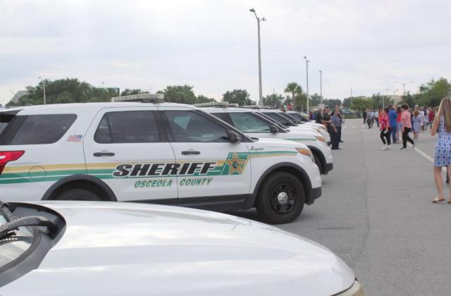 The Osceola County Sheriff’s Office had a very visible presence during last week’s graduation ceremonies at the Silver Spurs Arena. PHOTO/KEN JACKSON