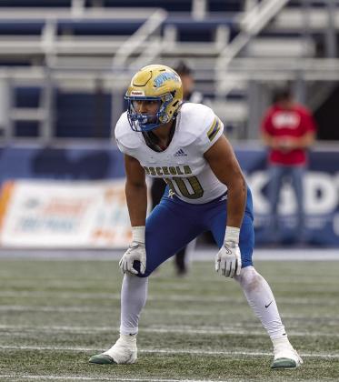 Middle linebacker Elijah Melendez anchored the Kowboys defense for a 12-3 team that allowed just over 12 points per game in the regular season against a schedule that included nine playoff teams. PHOTO/TAYLOR MCFEE