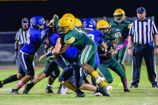 Liberty hopes to bottle up Poinciana much like Celebration two weeks ago and get a 16th win in the Battle of the Boulevard. PHOTO/MARIO CASAMALHUAPA
