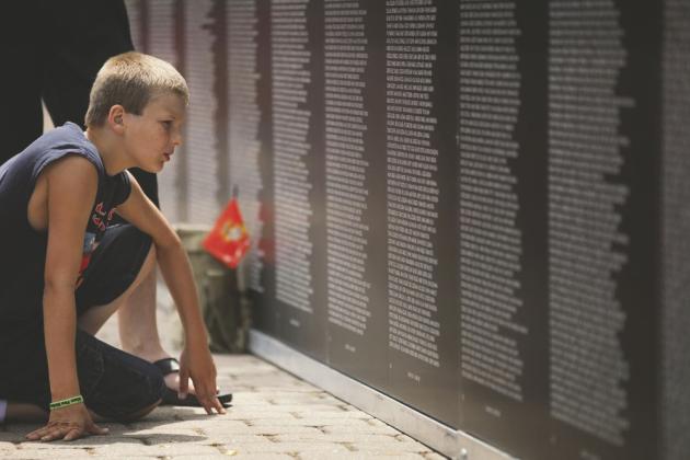 The Vietnam War Memorial, accompanied by a mobile education center, will come to the Kissimmee Gateway Airport March 13-16, 2025. PHOTO DEPT. OF DEFENSE/CPL. CHELSEA ANDERSON, U.S.M.C.