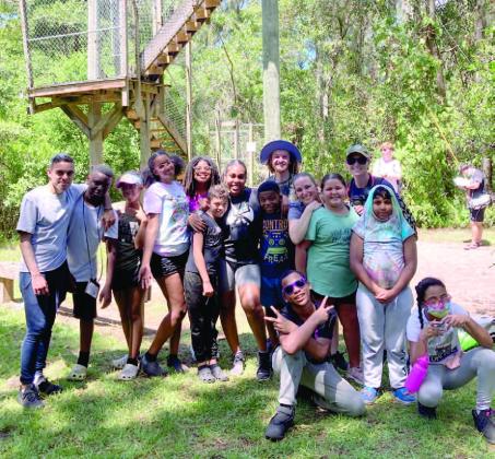 Children who experience domestic violence in their homes have the chance to be among others at a Pathway to Hope camping trip, like this first one in 2022. PHOTO/HELP NOW