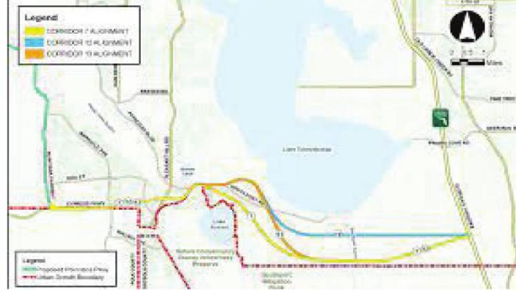 Early conceptual plans for the Southport Connector, linking Poinciana to Florida's Turnpike