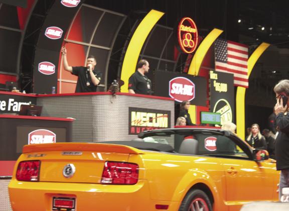 A record 4,383 vehicles offered had Mecum auctioneers working at a frantic pace of up to 400 vehicles per day. PHOTO/TERRY LLOYD