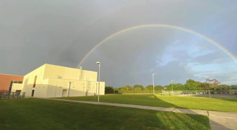 Fair skies over the Osceola County Emergency Center — for now. The EOC is already prepping for possible winter severe weather. PHOTO/OSCEOLA EOM