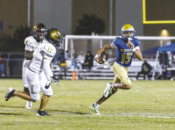 Osceola quarterback Camren West will need to deliver a mistake-free performance leading the Kowboys offense in Friday’s regional final at Armwood. PHOTO/TAYLOR MCFEE