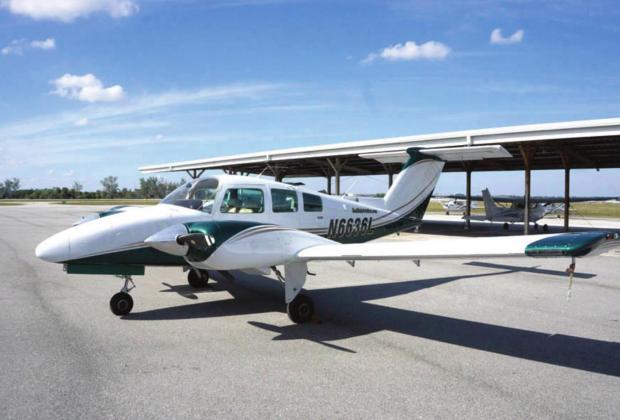 One of Sunstate’s multi-engine aircraft used for commercial pilot training. PHOTO/SUNSTATE AVIATION