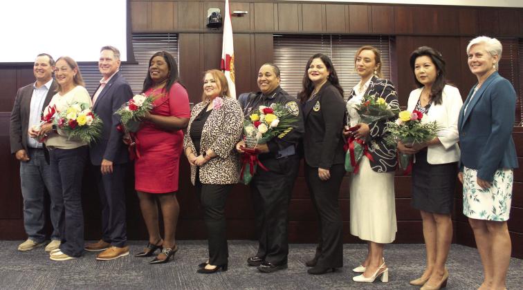 Osceola County named its 10th installment of Woman Warriors, females who’ve made great contributions to the community, Monday. PHOTO/KEN JACKSON
