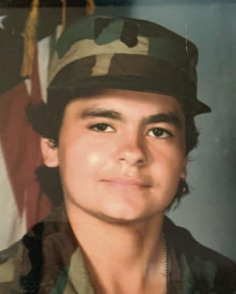 Tammy (Quiroga) Fischer, as a Reservist in the Middle East during Desert Storm and Shield in 1990-91. SUBMITTED PHOTO