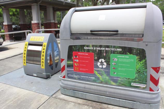 Underground Refuse Systems hopes to bring its technology, like this behind City Hall, to other parts of the country. PHOTO/KEN JACKSON
