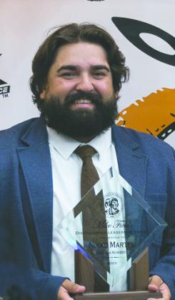 Nikko Martell won the Mike Fields Distinguished Leadership Award for the second time ... he's now giving up coaching. (Photo/Taylor McFee)