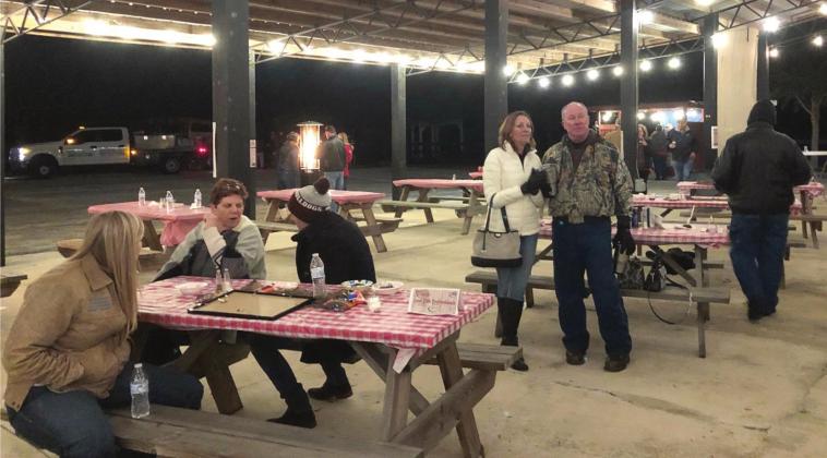 A hearty group braved the cold weather Saturday night at the Jones Ranch for the 15th annual St. Cloud Main Street Redneck Gala.