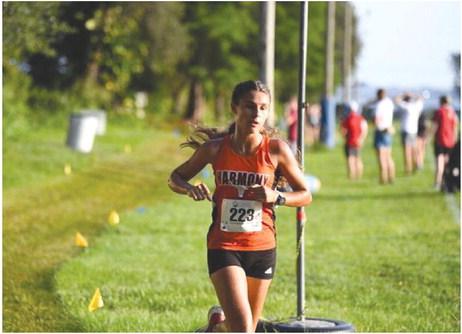 Harmony junior Lailana Decker will try to defend her OBC girls individual championship and help Harmony reclaim the team title. PHOTO/BRANDON MILES-MILESPLIT
