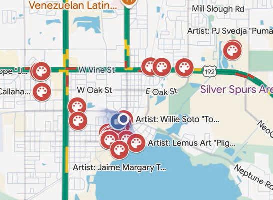 The zoomable map of the ARTisNOW murals. (Photo/Ken Jackson)