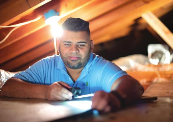The Orlando Utilities Commission, who serves customers in St. Cloud, makes home energy audits part of its conservation efforts. PHOTO/OUC