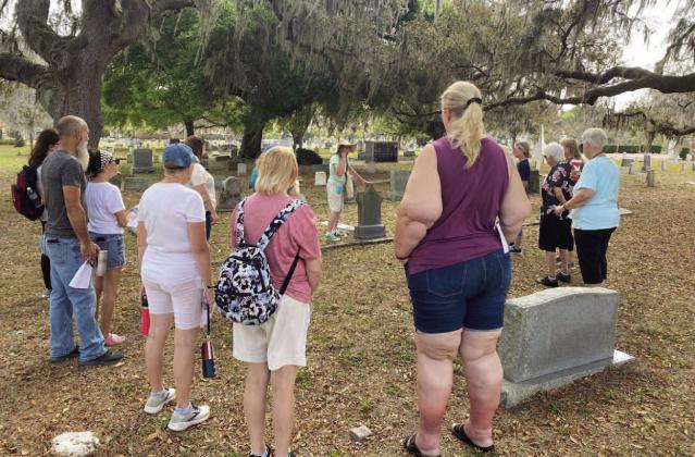 On Saturday, the Osceola Library System hosted “Women’s History From Beyond” at St. Cloud’s Mount Peace Cemetery. PHOTO/OSCEOLA LIBRARY