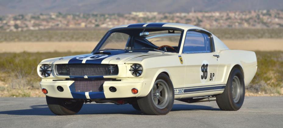 The 1965 Shelby Mustang GT350R Prototype, also known as the “Flying Mustang,” will be one of the headline auction pieces at the Kissimmee Mecum Auction, which opens Jan. 6 at Osceola Heritage Park. PHOTO/MECUM AUCTIONS
