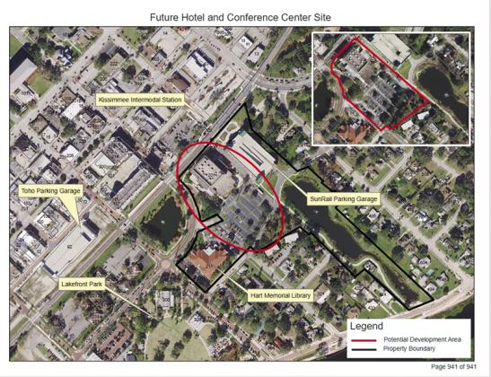 Kissimmee officials highlighted the facilities near where a proposed downtown hotel adjacent to the current Civic Center could be built. PHOTO/CITY OF KISSIMMEE