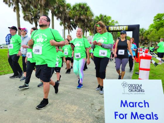 Large and spirited teams will be out again raising money for Osceola Meals on Wheels and looking to win awards at March for Meals on March 11 in downtown Kissimmee. PHOTO/COUNCIL ON AGING