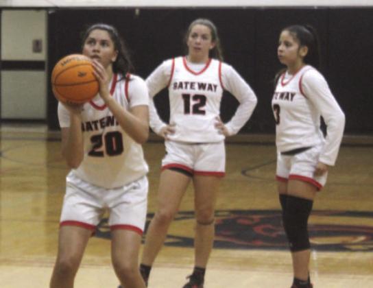 Maylayna Stevenson (20), Karli Cole (12) and Alyssa Marino (3) are returning starters from Gateway’s Class 5A Final Four basketball team. FILE PHOTO