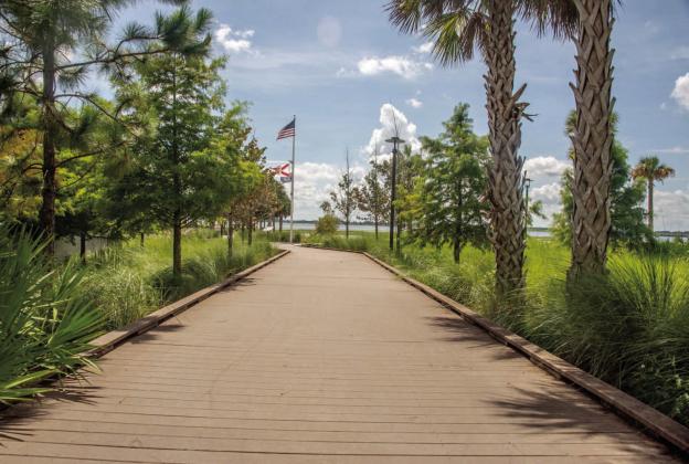 Rain gardens absorb and filter rainwater at Kissimmee Lakefront Park. SUBMITTED PHOTO