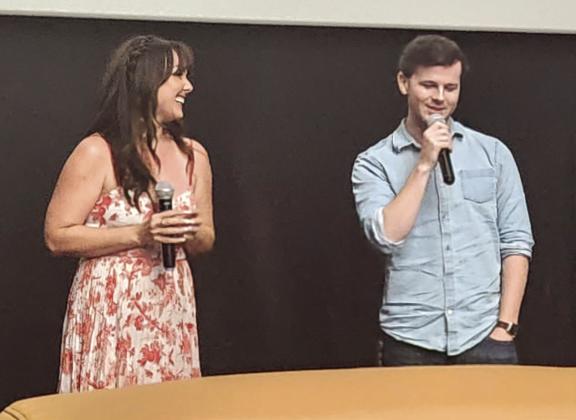 Chandler Riggs, most known for Carl in The Walking Dead, talks with The Kissimmee Experience host Jen Bonner at the Aug. 15 debut of three of the Season 2 episodes that highlight what the area has to offer, beyond the theme parks. PHOTOS/KEN JACKSON