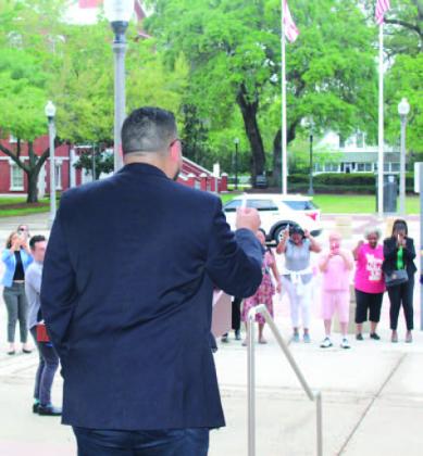 Community leaders and members gathering Monday night to remember those lost to gun violence, and implore lawmakers to craft stronger gun legislation.PHOTO/KEN JACKSON
