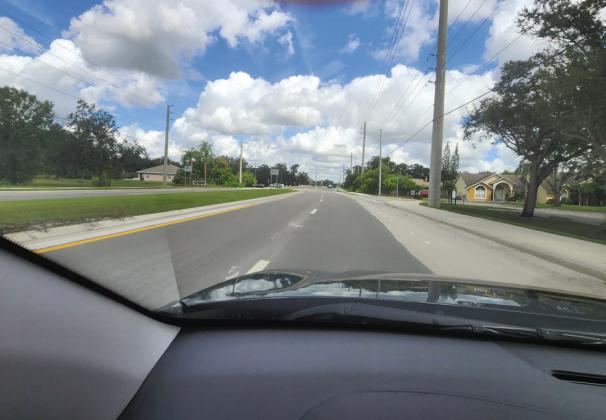 Before (Friday) and after (Tuesday) pictures of Hoagland Avenue, just east of Shingle Creek. PHOTOS/KEN JACKSON