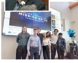 A group of NeoCity Academy students were chosen to have their light wave experiments to go up on the Blue Origin rocket in September. PHOTO/KEN JACKSON