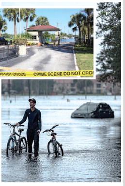 Hurricane Ian flooded streets, like Donegan Street in Kissimmee, to unprecedented levels Sept. 29. PHOTO/OMAR ALCALA