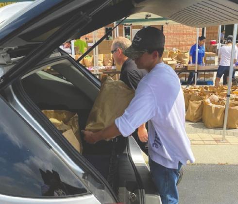 Drive-through pantry