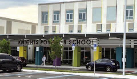 The doors swung open Monday at Knights Point K-8 on Poinciana Boulevard for the very first time. PHOTO/STEVEN WELLS