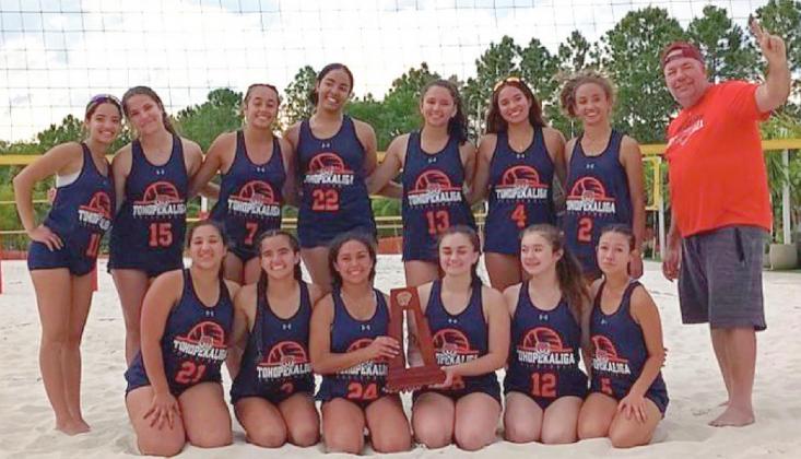 The Tohopekaliga Tigers will play in the inaugural FHSAA beach volleyball state tournament starting Friday in Tallahassee. PHOTO/TOHOPEKALIGA HIGH SCHOOL