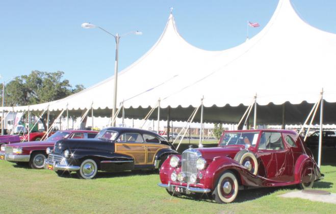 The annual Kissimmee Mecum auto auction is in full swing at Osceola Heritage Park through Sunday. PHOTOS/TERRY LLOYD