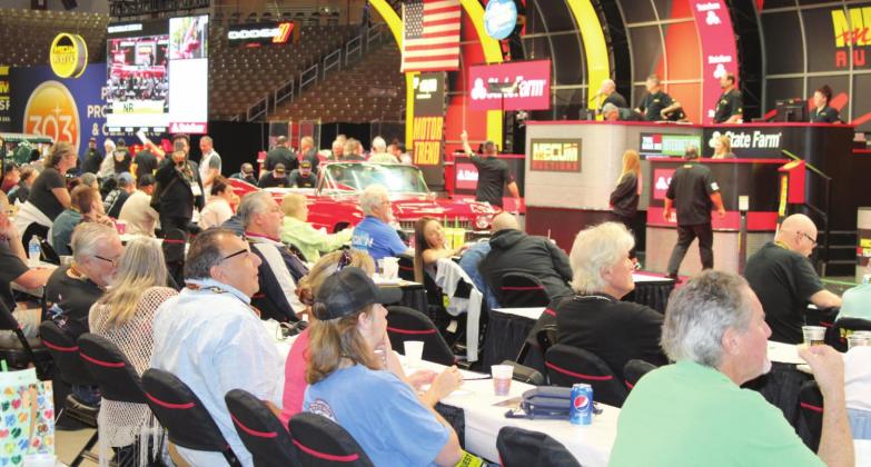 The annual Kissimmee Mecum auto auction is in full swing at Osceola Heritage Park through Sunday. PHOTOS/TERRY LLOYD