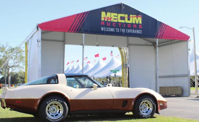 The annual Kissimmee Mecum auto auction is in full swing at Osceola Heritage Park through Sunday. PHOTOS/TERRY LLOYD