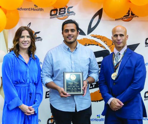 Soccer coach Sagar Patel was the Gateway High Coach of the Year. (Photo/Taylor McFee)