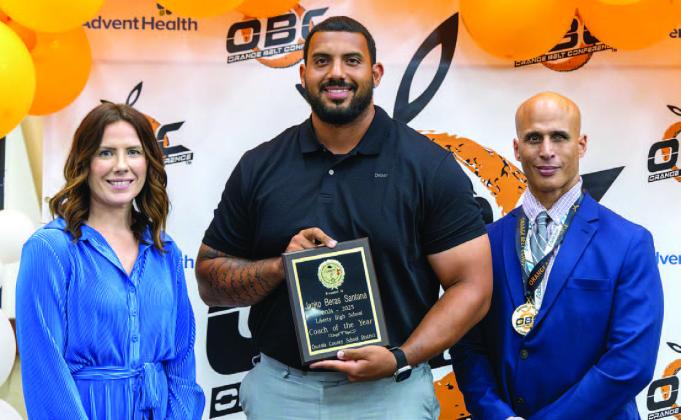Liberty's Janko Beras, the school's weightlifting and incoming football coach, is the Chargers' Coach of the Year. (Photo/Taylor McFee)