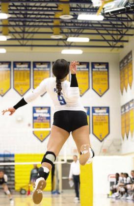 Cate Palmi set a school record for kills and led Osceola to district and regional crowns as a freshman. Led by Palmi and senior Alex Liggeri, the Lady Kowboys hope to make a state championship run. PHOTO/CHRISTIAN MALDONADO