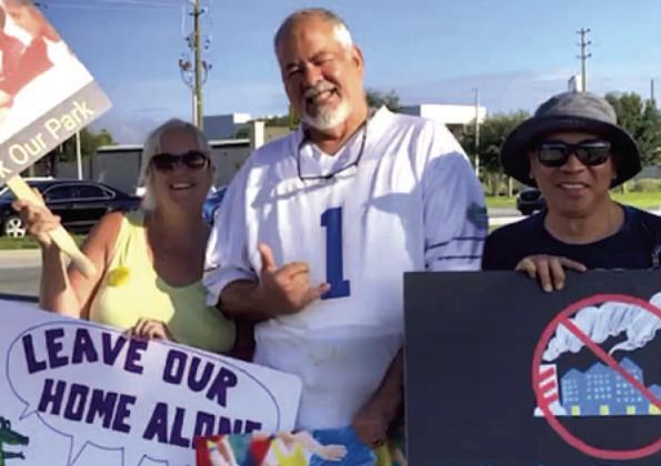 Residents in the Pleasant Hill and Reaves Road area have been protesting a plan to build a green energy campus where Osceola County had made prior plans to build a regional park. PHOTO/NO FACTORY ZONE ON TOHO FACEBOOK
