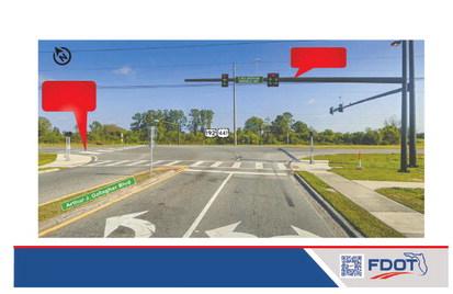Planned Improvements to the intersection of Arthur J. Gallaher Boulevard. GRAPHIC/FDOT