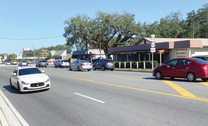One of the areas the Kissimmee Police Department will be focusing on for pedestrian and bicyclist safety is Orange Blossom Trail NEWS-GAZETTE PHOTO/BRIAN MCBRIDE