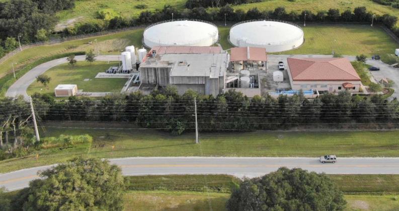 Here is an aerial shot of St. Cloud water plant No. 4. The water issues started at the plant after polishing filters fractured. PHOTO/CITY OF ST. CLOUD