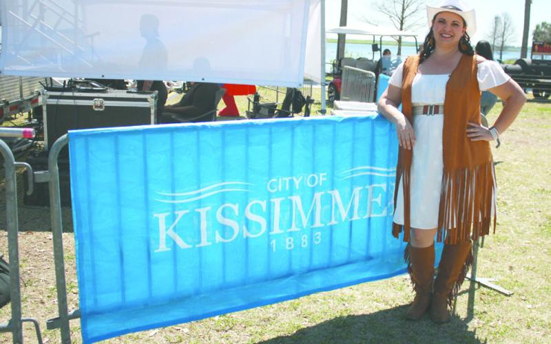 Kissimmee librarian and singer extraordinaire Candace Shields. Kowtown Festival photos by Christine Pike