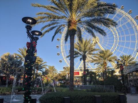 Sleigh bells are ringing and Santa Claus has come to town, marking the start of the Christmas season at ICON Park.