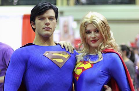 Superman and Supergirl