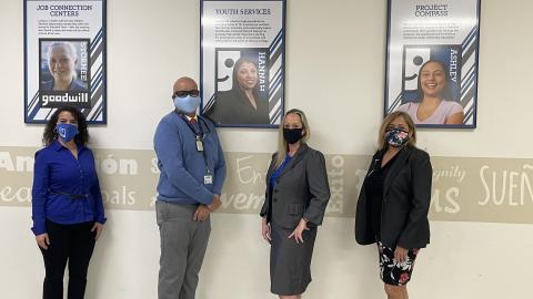Goodwill Industries of Central Florida virtual job connection team. 